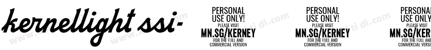 kernellight ssi字体转换